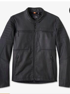 Harley-Davidson Willie G Skull Leather Jacket - 98004-25VM W/Armor Sz. XL Black.